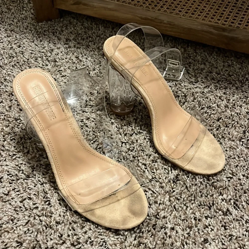 Clear Strap Heels - Picture 2 of 4